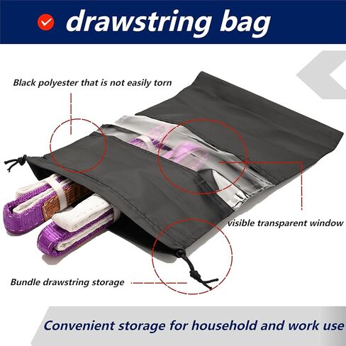 2 حزمة 6:1 عامل الأمان 1 بوصة × 4 بوصة تويست آي 2200 رطل أشرطة رفع الرافعة لأشرطة الويب للرافعة in Kuwait