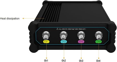 Micsig راسم الذبذبات VATO2004، راسم الذبذبات اللوحي الافتراضي للسيارات مع 4 قنوات 200 ميجا هرتز عرض النطاق الترددي 1GSa/s معدل أخذ العينات، راسم الذبذبات التشخيصي للسيارات in Kuwait
