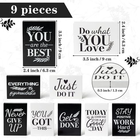 WATINC Thank You Coach Gifts - 9PCS Thanks Coach Gift for Women Men, Black White Coach Wooden Table Centerpiece Sign, Basketball Football Soccer Coach Appreciation Present Desk Decor for Home Office in Saudi Arabia
