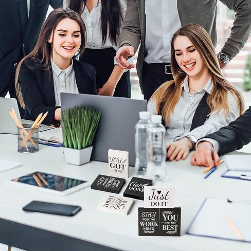 WATINC Thank You Coach Gifts - 9PCS Thanks Coach Gift for Women Men, Black White Coach Wooden Table Centerpiece Sign, Basketball Football Soccer Coach Appreciation Present Desk Decor for Home Office in Saudi Arabia