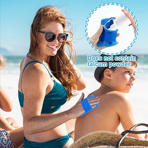 AIHSUMC 4 قطع مزيل الرمل للشاطئ، حقيبة إزالة الرمل، حقيبة مسحوق الرمل، فرشاة إزالة الرمل، حقيبة ناعمة للمسح، منظف رمال الشاطئ، أساسيات التخييم في العطلات، رائعة لجميع أفراد الأسرة، خالية من التلك in Kuwait