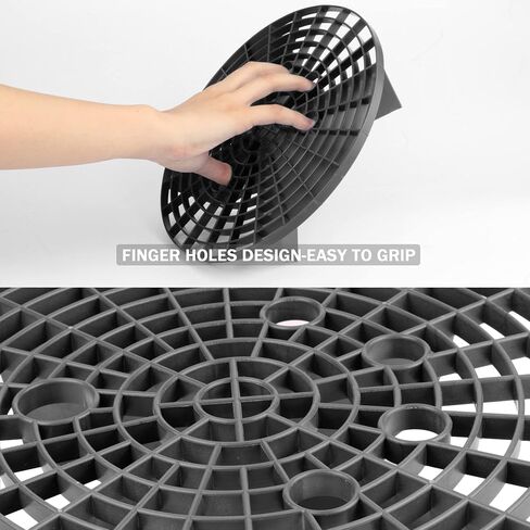 Amiss Car Wash Bucket, Automotive Wash Tool and Detail Kits, Scratch Prevention Bucket Tool, Car Interior Exterior Accessories, Fits 10.2 Inch - Blue in Kuwait