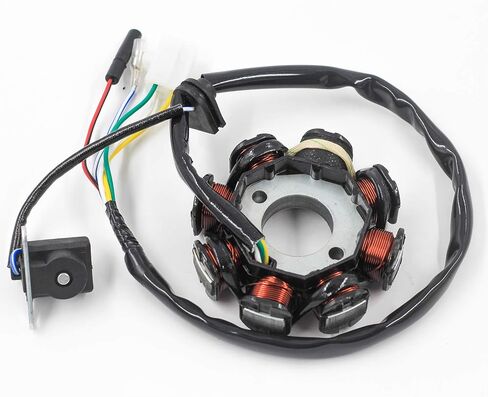 ملف إشعال تركيمال مغناطيسي 5 أسلاك تيار متردد 6 أقطاب لمحرك GY6 49cc - 180cc، سكوتر الدراجة ATV Dune Buggy Go Kart in Kuwait