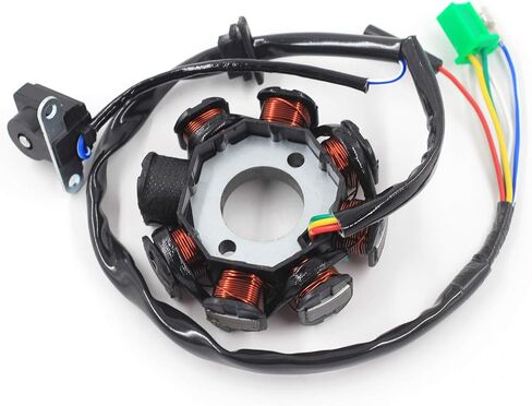 ملف إشعال تركيمال مغناطيسي 5 أسلاك تيار متردد 6 أقطاب لمحرك GY6 49cc - 180cc، سكوتر الدراجة ATV Dune Buggy Go Kart in Kuwait