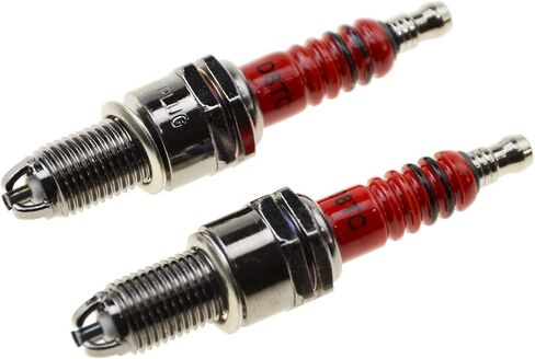 WOOSTAR A7TC Spark Plug 3 Electrode Replacement for 50cc 70cc 90cc 110cc 125cc Scooter Dirt Pocket Bike ATV Moped Quad in Saudi Arabia