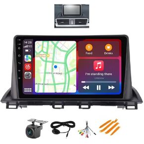 Android 14 Stereo for Mazda 3 2014-2019 Without Original Touch Screen, Biorunn 9 Inch GPS Radio Wireless Car-Play Android Auto Upgrade Dash Kit IPS Navi RDS Head Unit 2GB RAM 32GB ROM in Kuwait