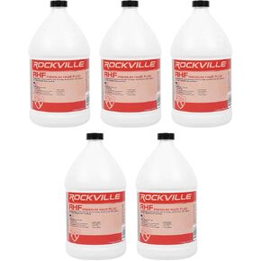 (5) Rockville RHF Gallon Water-Based Haze Machine Fuid Juice/Non-Clog/Long Hang Time in Kuwait