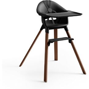 Stokke Clikk High Chair, White - All-in-One High Chair with Tray + Harness - Light, Durable & Travel Friendly - Ergonomic with Adjustable Features - Best for 6-36 Months or Up to 33 lbs in Kuwait