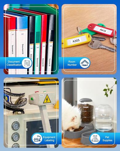 متوافق مع شريط الملصقات DYMO D1 45013، عبوات صانع الملصقات باللون الأسود على الأبيض in Kuwait