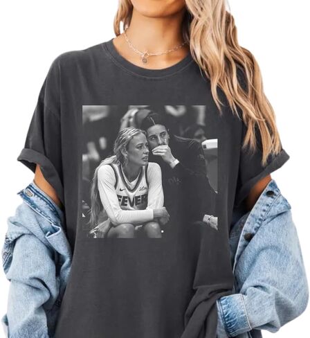 Comfort Colors Vintage Caitlin Clark & Sophie Cunningham Women’s Basketball Shirt, Caitlin Clark Sophie Cunningham Shirt in Saudi Arabia