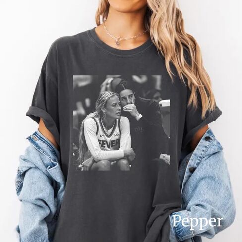 Comfort Colors Vintage Caitlin Clark & Sophie Cunningham Women’s Basketball Shirt, Caitlin Clark Sophie Cunningham Shirt in Saudi Arabia