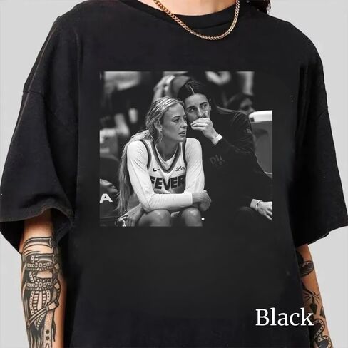 Comfort Colors Vintage Caitlin Clark & Sophie Cunningham Women’s Basketball Shirt, Caitlin Clark Sophie Cunningham Shirt in Saudi Arabia