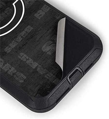 Skinit Decal Skin Compatible with OtterBox Defender iPhone 11 Case - Officially Licensed NFL Chicago Bears Black & White Design in Saudi Arabia
