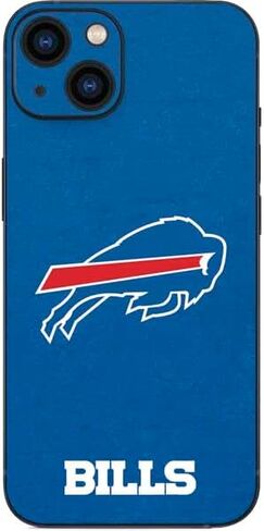 ملصق هاتف Skinit متوافق مع iPhone 15 Plus - تصميم مرخص رسميًا من NFL Buffalo Bills in Saudi Arabia