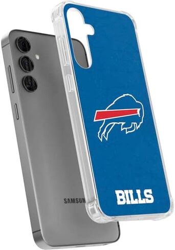 حافظة هاتف Skinit الشفافة متوافقة مع هاتف Galaxy S24 Plus - تصميم مرخص رسميًا من NFL Buffalo Bills in Kuwait