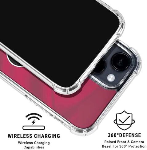 حافظة هاتف Skinit الشفافة متوافقة مع iPhone 15 - تصميم مرخص رسميًا من NFL San Francisco 49ers in Saudi Arabia