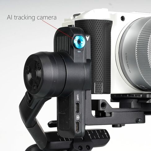 FeiyuTech SCORP-C2 Camera Gimbal Stabilizer with Built-in AI Tracking | 3-axis stabilizer with 7.72 lbs payload, native vertical shooting and intelligent tracking for DSLR & mirrorless cameras in Saudi Arabia