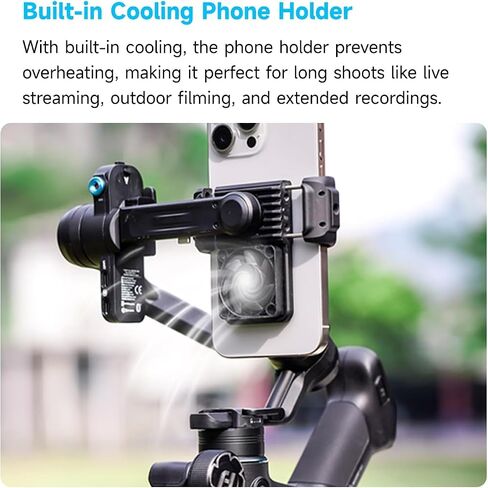 FeiyuTech SCORP-C2 Camera Gimbal Stabilizer with Built-in AI Tracking | 3-axis stabilizer with 7.72 lbs payload, native vertical shooting and intelligent tracking for DSLR & mirrorless cameras in Saudi Arabia