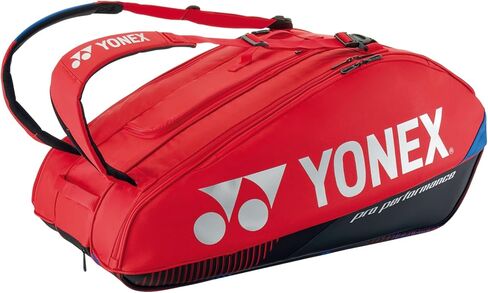 Yonex Pro Racquet Bag 9 PCs, Multi-Compartment 9-Racket Tennis Gear Travel Pack, Backpack Carry Straps/Grab Handle (BAG92429) in Saudi Arabia