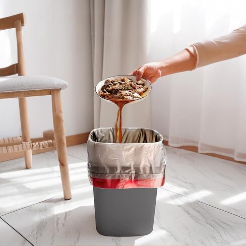 Trash Can - Small Waste basketbin - 1.8 Gallon- for Office,Home,Bathroom,Kitchen - Black in Saudi Arabia