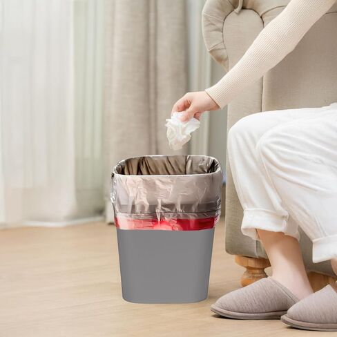 Trash Can - Small Waste basketbin - 1.8 Gallon- for Office,Home,Bathroom,Kitchen - Black in Saudi Arabia
