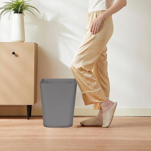 Trash Can - Small Waste basketbin - 1.8 Gallon- for Office,Home,Bathroom,Kitchen - Black in Saudi Arabia