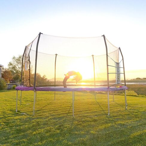Skywalker Trampolines 12FT 13FT 14FT 15FT 17FT Trampoline with Enclosure, Spring Pad Cover, Heavy Duty Jump Mat in Saudi Arabia