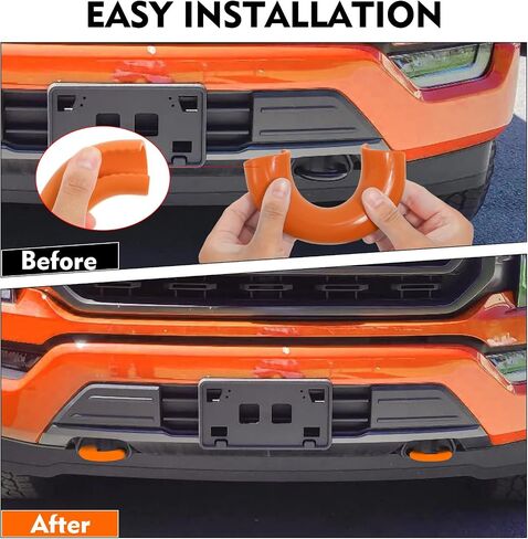 أغطية خطاف السحب تتناسب مع F150 2004-2024 BASE BASE/BIG BEND/OUTER BANKS 2021-2024 ، Hitch Cover Front Thuck Car Hooks متوافقة مع إكسسوارات TUNDRA 2017-2021 (الأزرق) in Kuwait