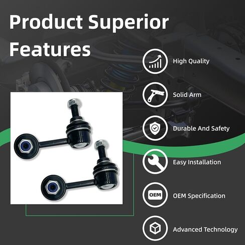 ‎‎K750906 K750907 2PCS Front Stabilizer Sway Bar End Links Fit for Compatible With Subaru 2015 2016 2017 2018 2019 Legacy/Outback in Saudi Arabia