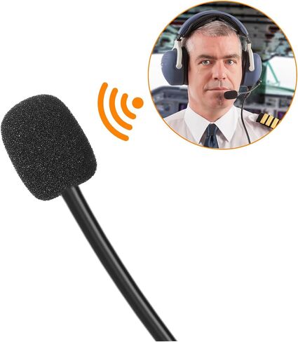 20 Pcs Microphone Covers Foam High Density Headset Mic Foam Cover High Density Lapel Headset Microphone Windscreen in Saudi Arabia
