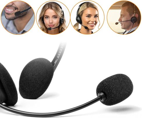 20 Pcs Microphone Covers Foam High Density Headset Mic Foam Cover High Density Lapel Headset Microphone Windscreen in Saudi Arabia