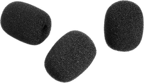 20 Pcs Microphone Covers Foam High Density Headset Mic Foam Cover High Density Lapel Headset Microphone Windscreen in Saudi Arabia