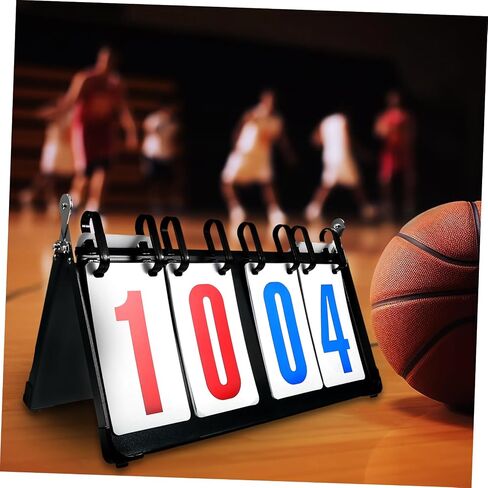 POPETPOP Portable Digital Scoreboard for Basketball Volleyball Soccer Flip Scorekeeper Made of PVC Metal Cold Plate in Saudi Arabia