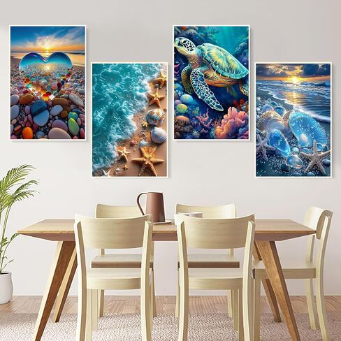 6 Packs Paint by Number for Adults Beginners, DIY Cityscape Acrylic Oil Painting by Numbers Kits on Canvas, Adults Paint by Numbers Kits Drawing Paintwork for Home Decor Gift 9.8x13.7inch in Saudi Arabia