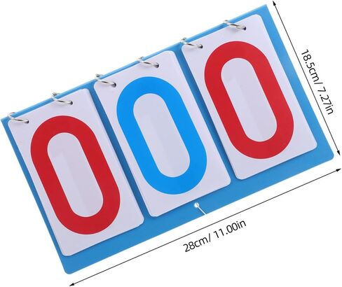 Hemoton Portable Score Flipper for Soccer Basketball and Table Tennis User Friendly Competition Scorekeeper with Space Saving Design in Saudi Arabia