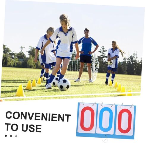 Hemoton Portable Score Flipper for Soccer Basketball and Table Tennis User Friendly Competition Scorekeeper with Space Saving Design in Saudi Arabia