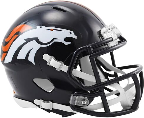 Denver Broncos 1997 to 2023 Riddell Speed Mini Football Helmet - New in Riddell Box in Saudi Arabia