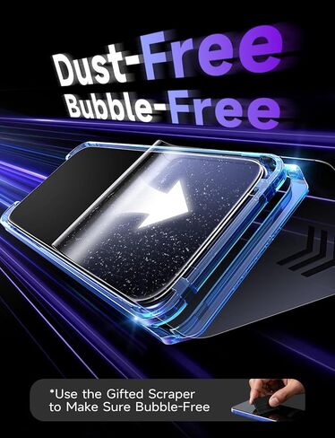 LISEN 2 Pack 9H+ Glass for iPhone 16 Pro Screen Protector, Military Grade Shatterproof Full Edge Coverage, HD Bubble Free Easy Installation Tempered Glass for iPhone 16 Pro (6.3 Inch) in Saudi Arabia