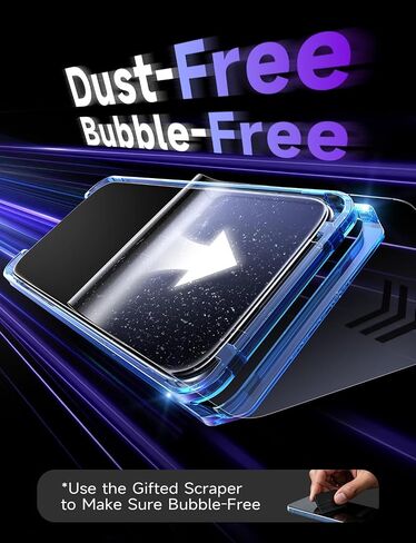 LISEN 2 Pack 9H+ Glass for iPhone 16 Pro Screen Protector, Military Grade Shatterproof Full Edge Coverage, HD Bubble Free Easy Installation Tempered Glass for iPhone 16 Pro (6.3 Inch) in Kuwait