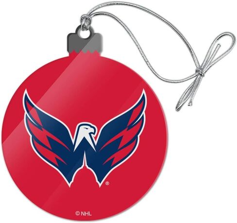 GRAPHICS & MORE NHL Washington Capitals Logo Acrylic Christmas Tree Holiday Ornament in Saudi Arabia