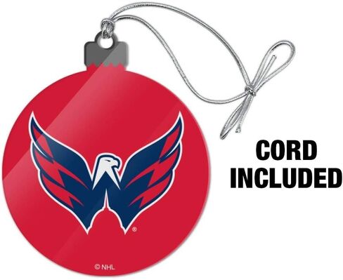 GRAPHICS & MORE NHL Washington Capitals Logo Acrylic Christmas Tree Holiday Ornament in Saudi Arabia