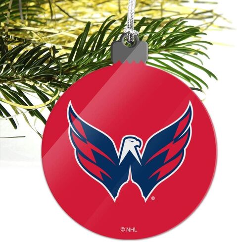 GRAPHICS & MORE NHL Washington Capitals Logo Acrylic Christmas Tree Holiday Ornament in Saudi Arabia