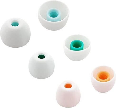 ALXCD EARTIPS متوافقة مع Sony WF-C100 C510 C710 كاتب أذن ، S/M/L 3 أحجام 6 أزواج نصائح أذن ناعمة للسيليكون بديل ، متوافقة مع Sony WF-C710 C510 C100 6 أزواج أسود أسود in Kuwait