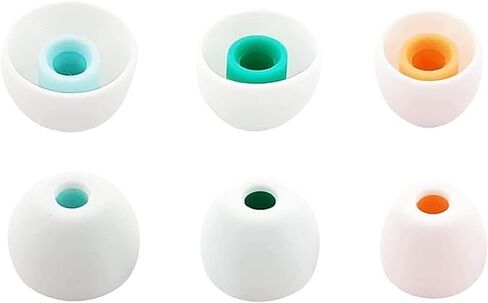 ALXCD EARTIPS متوافقة مع Sony WF-C100 C510 C710 كاتب أذن ، S/M/L 3 أحجام 6 أزواج نصائح أذن ناعمة للسيليكون بديل ، متوافقة مع Sony WF-C710 C510 C100 6 أزواج أسود أسود in Kuwait