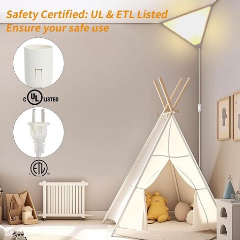 2 حزمة مصباح زاوية مع مصباح LED 9W وبعد ، مصباح زاوية درجة حرارة 3 لون ، قابلية قابلة للضايق في مصابيح قلادة للسقف مع ظل الأكريليك ، قم بتوصيل ضوء السقف لغرفة المعيشة وغرفة النوم in Saudi Arabia