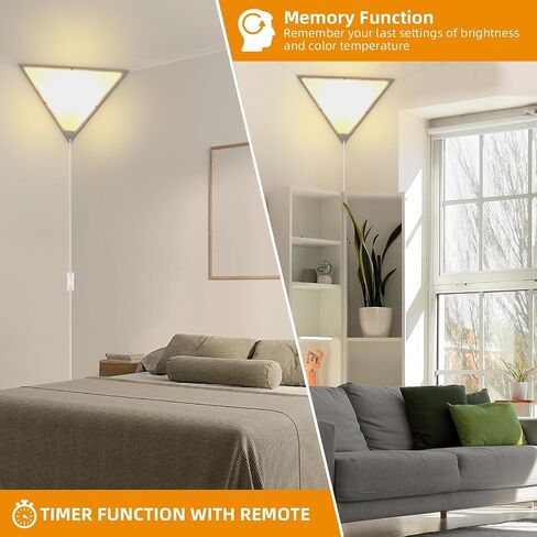2 حزمة مصباح زاوية مع مصباح LED 9W وبعد ، مصباح زاوية درجة حرارة 3 لون ، قابلية قابلة للضايق في مصابيح قلادة للسقف مع ظل الأكريليك ، قم بتوصيل ضوء السقف لغرفة المعيشة وغرفة النوم in Saudi Arabia