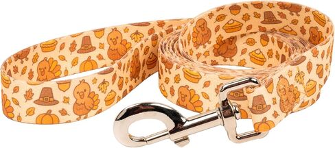 Country Brook Design - Fall Foliage Dog Leash - Awesome Autumn Collection Featuring Designs You Will Fall for (6 Foot, 1 Inch Wide) in Saudi Arabia