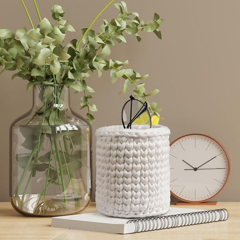 HOREROME 2 قسم نظارات النظارات لـ Nightstand Boho Decor Eyeglass Holder Stand for Office Desk Organizer Makeup Brush Holder-Green in Saudi Arabia