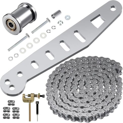 Mini Bike Chain Tensioner Adjuster with 35 Chain 140 Links Replacement for Baja Doodlebug DB30 Motovox MBX10 MBX11 MMB80 MMB105 Predator 79cc 97cc 100cc 2.5hp Engine Minibike Powersports Parts in Saudi Arabia