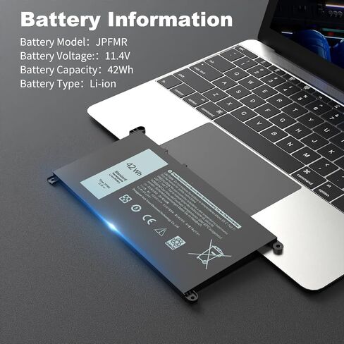 60Wh MXV9V Laptop Battery Compatible with Dell Latitude 5300 5310 7300 7306 7400 E5300 E5310 E7400 E7300 Latitude 5300/5310 2-in-1 Inspiron 7300/7306 2-in-1 Black Series P96G P97G P99G 7.6V in Saudi Arabia